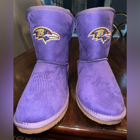 Purple Baltimore Ravens boots - Picture 1 of 6